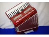 Stephanelli 72 bass red accordion